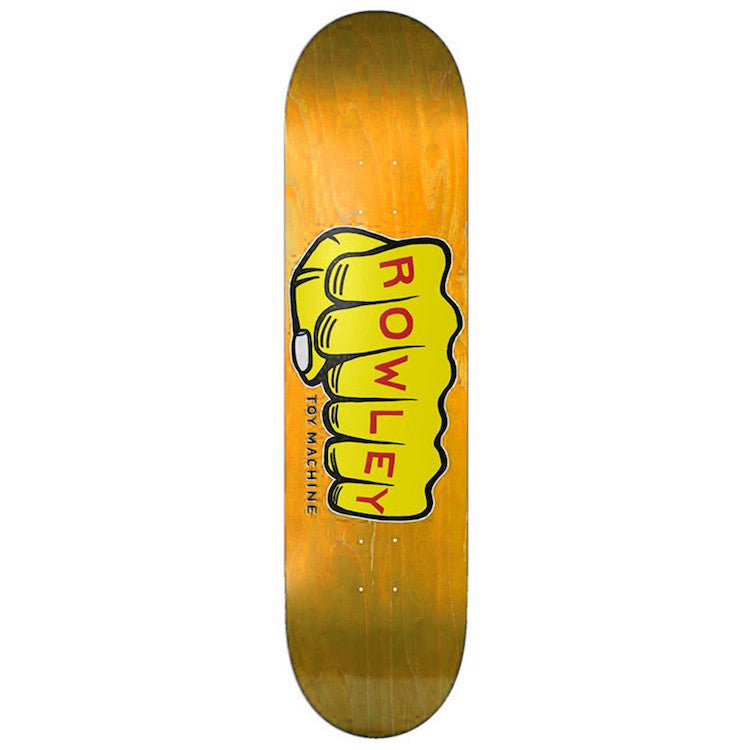 Toy Machine Geoff Rowley Fists Skateboard Deck 8.5