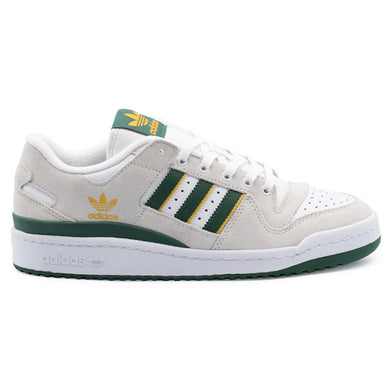 Adidas Skateboarding Forum 84 Low ADV Crystal White/Dark Green/Preloved Yellow Shoes