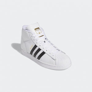 Adidas Skateboarding Superstar Pro Model ADV Footwear Cloud White/Core Black/Gold Metallic Shoes