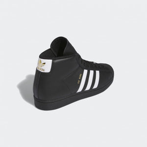 Adidas Skateboarding Superstar Pro Model ADV Footwear Core Black/Cloud White/Gold Metallic Shoes