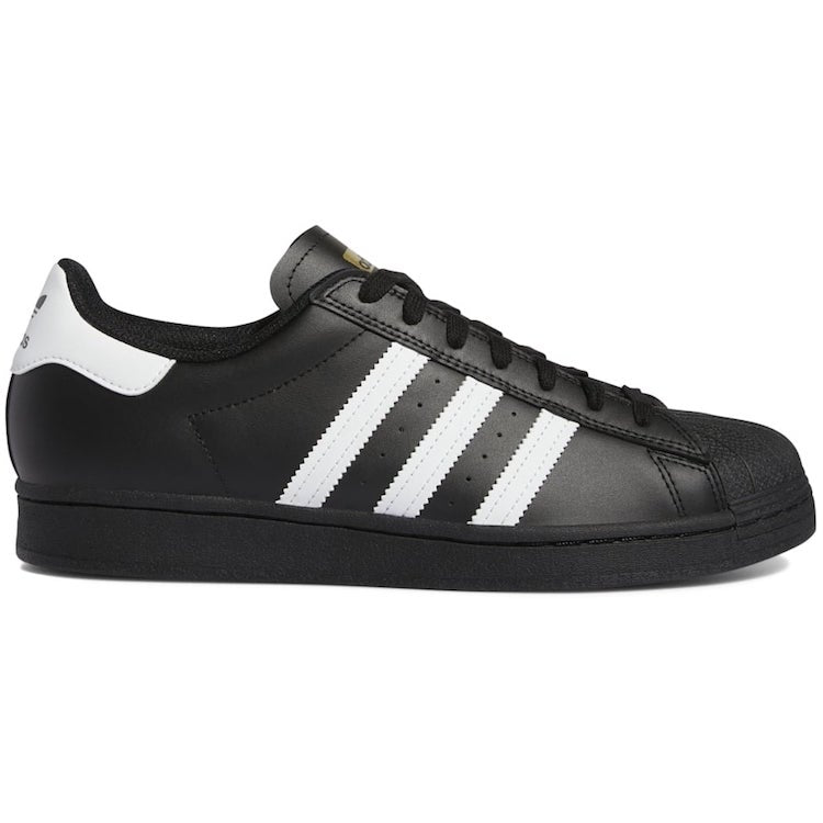 Adidas black shoes superstar online