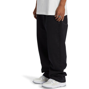 DCSHOECO Worker Baggy Fit Black Tint Jeans