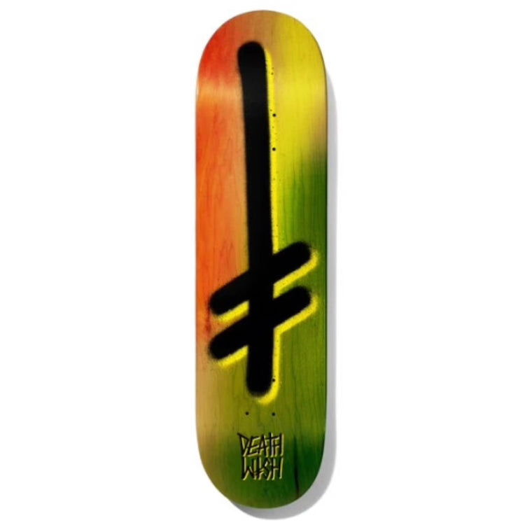 Deathwish Skateboards Gang logo Earth Skateboard Deck 8.25