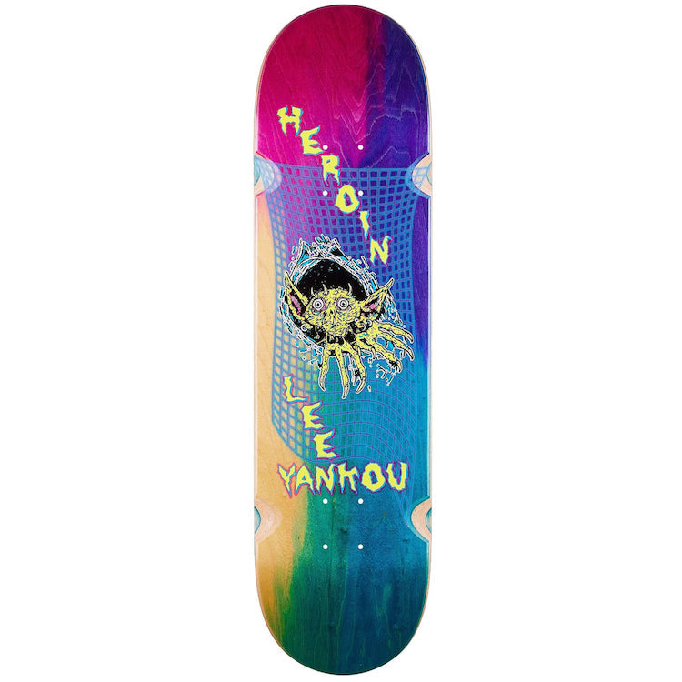 Heroin Skateboards Lee Yankou Imp Invader Skateboard Deck 8.25