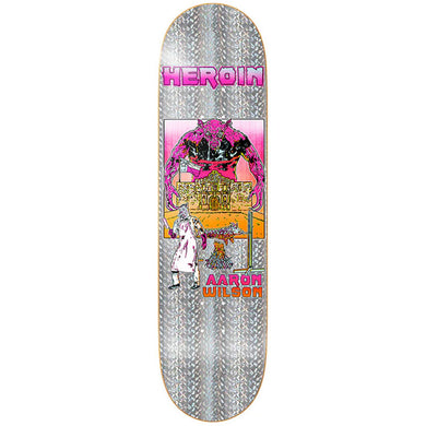 Heroin Skateboards Hellscape Aaron Wilson Skateboard Deck 8.5