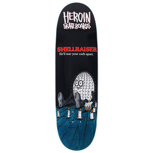 Heroin Skateboards Shellraiser Egg Shaped Skateboard Deck 9.4" (various Wood stains)