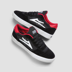 Lakai x Public Enemy Cambridge Black/Red Suede Shoes