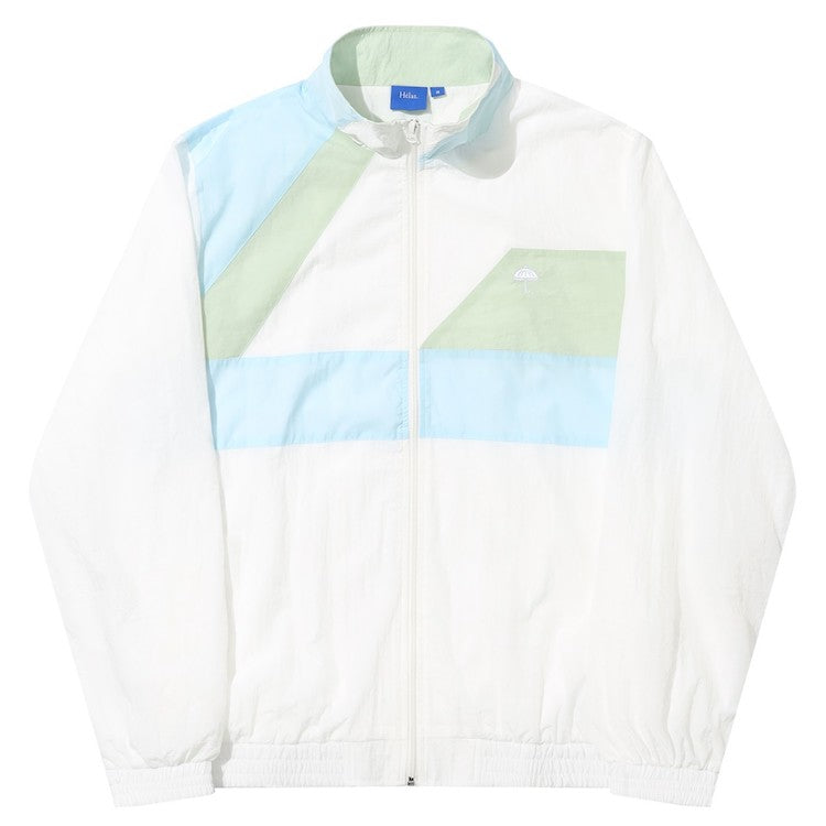 Helas Locking Tracksuit Jacket White/Pastel Green/Pastel Blue