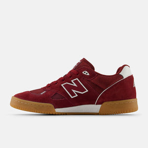 New Balance Numeric 600 Tom Knox  Burgundy/White Shoes