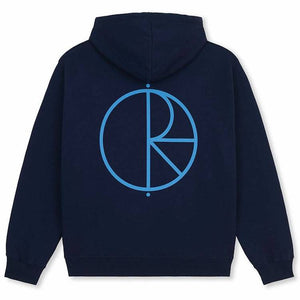 Polar Skate Co Dave Stroke Logo Hoodie Dark Blue