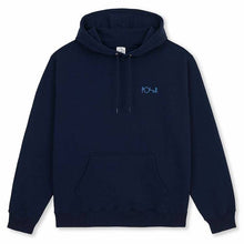 Polar Skate Co Dave Stroke Logo Hoodie Dark Blue