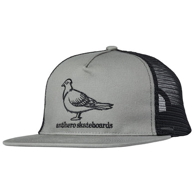 Anti Hero Basic Pigeon Silver/Black Snapback Cap