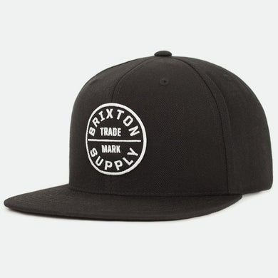 Brixton Oath III Snapback Cap Black