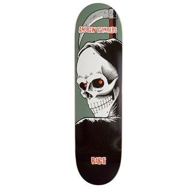 Baker Skateboards Andrew Reynolds Reaper 1 Skateboard Deck 8.25