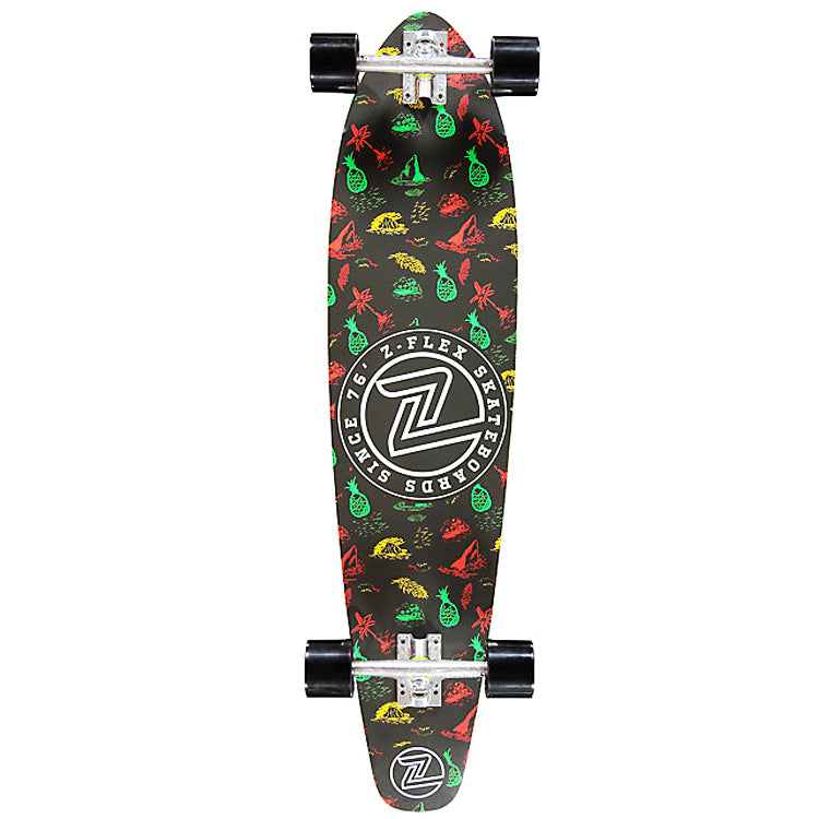 Z-Flex Island Time Roundtail Complete Longboard 39.5