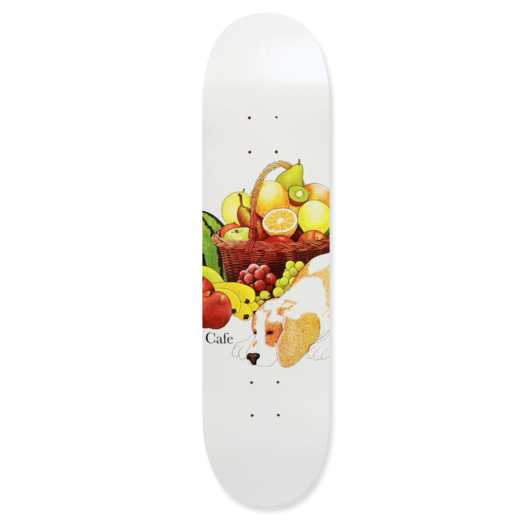 Skateboard Cafe Healthy White Skateboard Deck 8.125