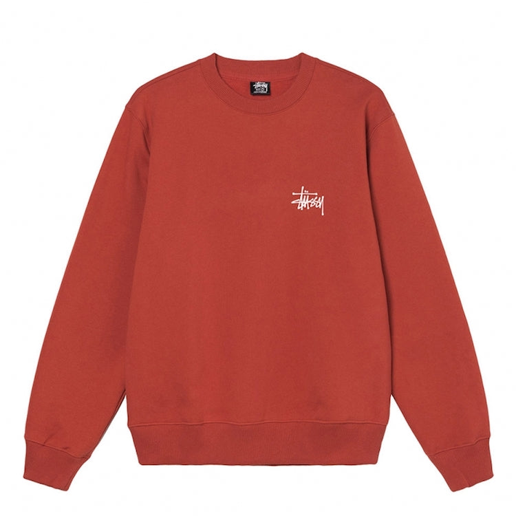 Stussy basic deals logo sweatshirt