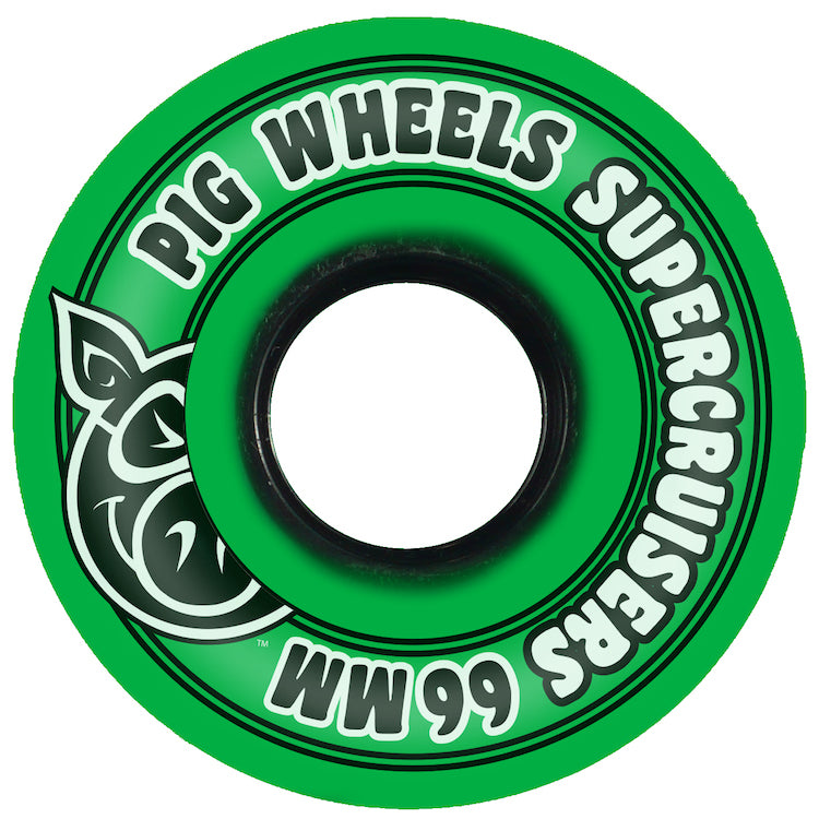 Pig Wheels Super Cruiser Skateboard Wheels 85a 66mm