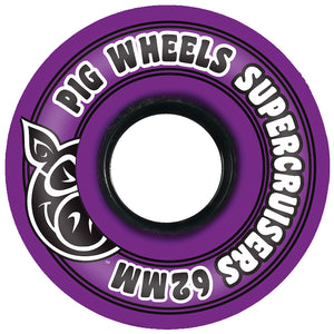 Pig Wheels Super Cruiser Skateboard Wheels 85a 62mm