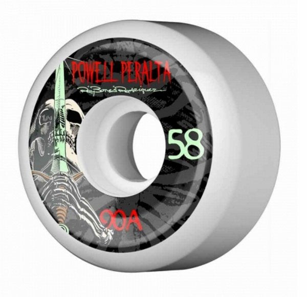 Powell Peralta Ray Rodriguez Skull And Sword 3 Skateboard Wheels 90a 58mm