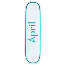 April Skateboards OG Logo Blue Skateboard Deck 8.5"