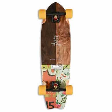 Arbor Groundswell Sizzler Cruiser Complete Skateboard 8.625