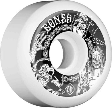 Bones Wheels Terror Nacht V5 Sidecut STF Skateboard Wheels 103a 53mm