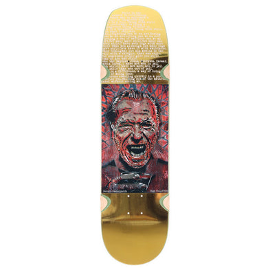 Heroin Skateboards Chet Childress Gold Foil BUK Skateboard Deck 8.625