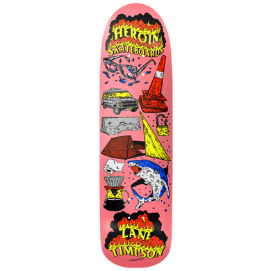 Heroin Skateboards Zane Timpson Life Skateboard Deck 9