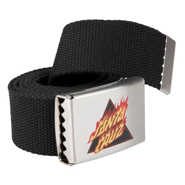 Santa Cruz Flamed Not A Dot Belt Black