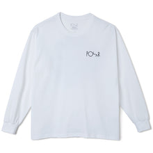 Polar Skate Co Sequence Fill Logo Long Sleeve T-Shirt White