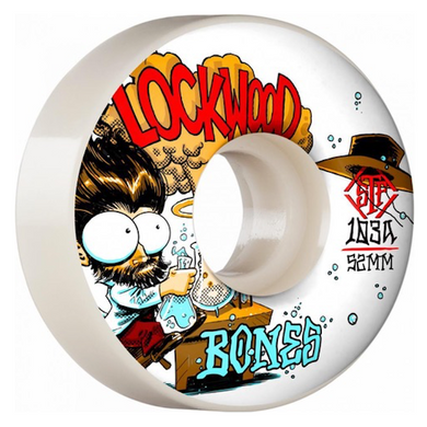 Bones Wheels Lockwood Experi-mental V3 STF Slim Skateboard Wheels 103a 52mm