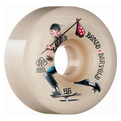 Bones Wheels Servold Gone Sk8ing V6 Wide Cut STF Skateboard Wheels 99a 56mm