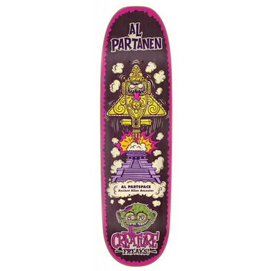 Creature Skateboards Partanen Freaks Shaped Skateboard Deck 8.8