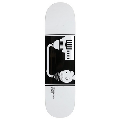 Alien Workshop Brainwash White Skateboard Deck 8.25