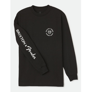 Brixton X Fender Highway L/S T-Shirt Black