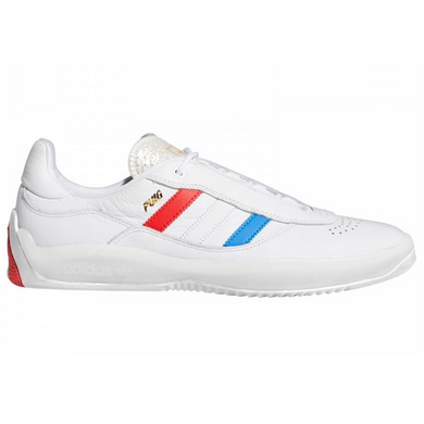 Adidas Skateboarding Lucas Puig Cloud White/Blue Bird/Vivid Red Shoes