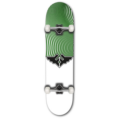 Fracture Skateboards Wings V4 Green Complete Skateboard 7.75