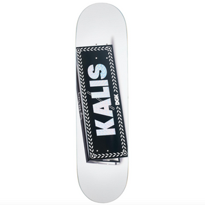 DGK Skateboards Kalis Rolling Papers Skateboard Deck 8.1"