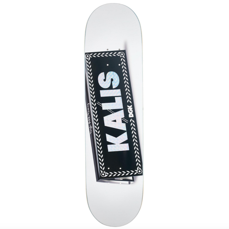 DGK Skateboards Kalis Rolling Papers Skateboard Deck 8.1