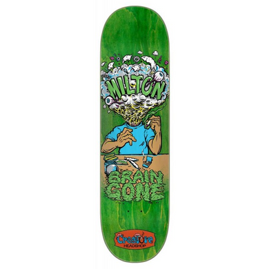 Creature Skateboards Milton Brain Gone Powerply Skateboard Deck 8.6