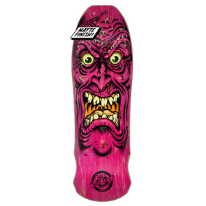 Santa Cruz Rob Roskopp Face Reissue Pink Skateboard Deck 9.5"