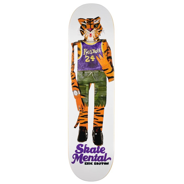 Skate Mental Eric Koston Tiger Doll Skateboard Deck 8