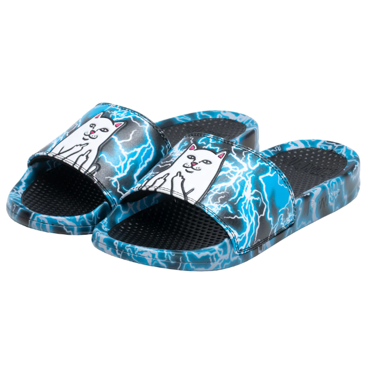 Red discount ripndip slides