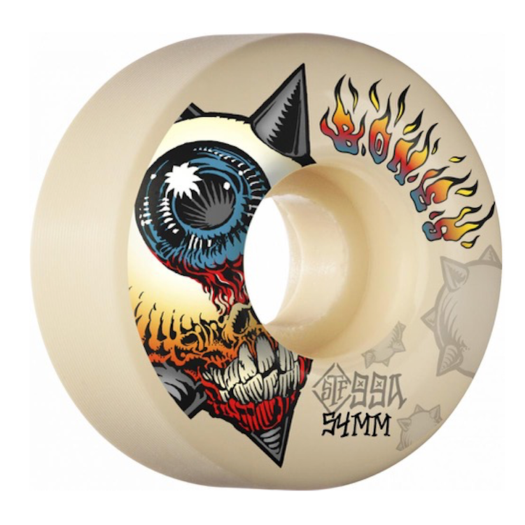 Bones Wheels Iron Sun V1 STF Skateboard Wheels 99a 54mm