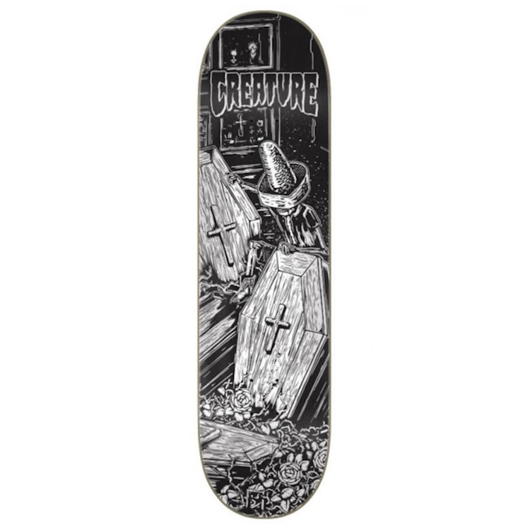 Creature Skateboards Fractura Skateboard Deck 8.25