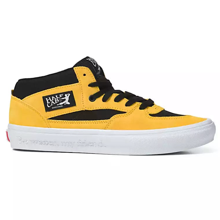 Vans X Bruce Lee Skate Half Cab Yellow Shoes – Flavour Skateshop