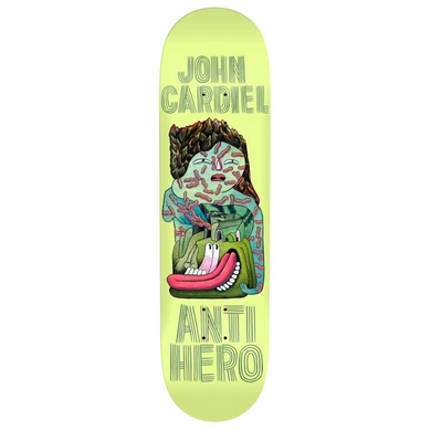 Anti Hero Skateboards Cardiel Hug The Pavement Pro Skateboard Deck 8.62