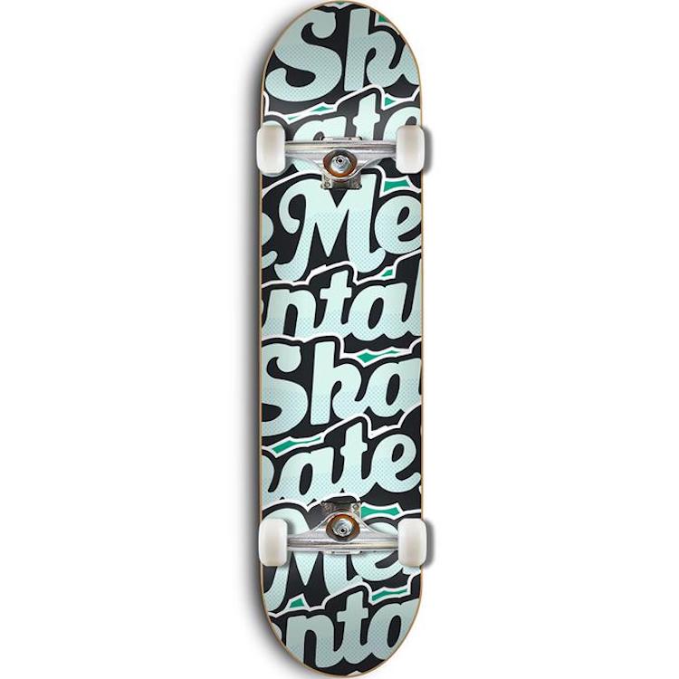 Skate Mental Script Green Complete Skateboard 8