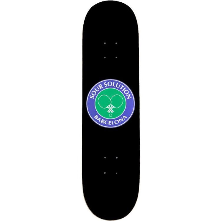 Sour Skateboards Social Club Black Skateboard Deck 8.125